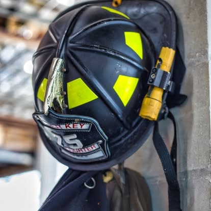 Cedar Key Fire Department Station 75 helmet